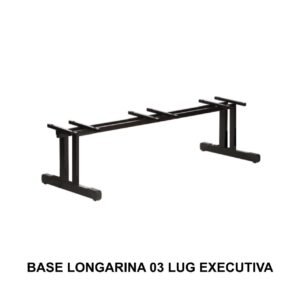 Estrutura da Longarina de 03 Lugares EXECUTIVA - Preta - 39004