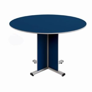 Mesa Escritório REDONDA -1,20m - AZUL - 44110