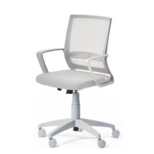 Cadeira de Escritório Diretor Tela MAYA c/ braço - Cor CINZA - 34031
