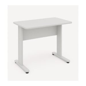 Mesa Escritório 0,80x0,60m - JOB - CINZA/CINZA - 43087