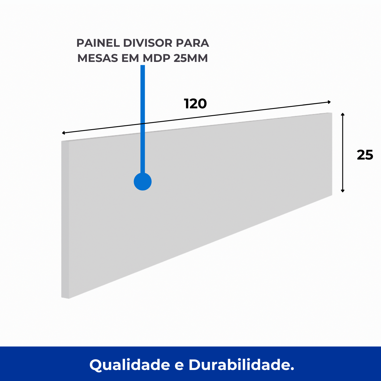 Estação de Trabalho Dupla 1,20×1,35m c/ 02 Gavetas c/ ponto de tomada PÉ QUADRO – Cor Nogal Sevilha/Branco - 34423 - Imagem 4